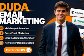 do duda email marketing mailchimp brevo automation newsletter design workflow