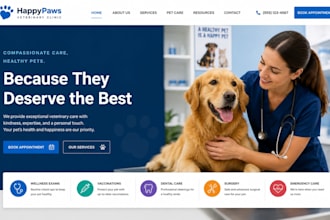build squarespace veterinary website clinic animal website pet vet care website