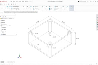 reverse engineer plastic enclosure, broken part to parametric fusion 60