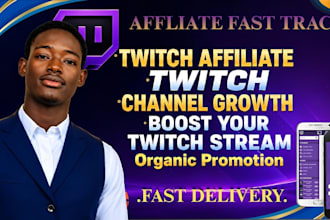 promote your twitch channel and grow your audience organically