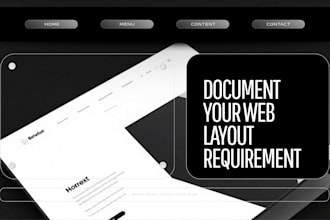 gather your web layout development requirement