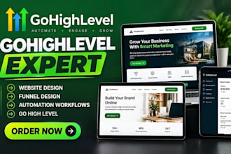 build gohighlevel sales funnel, ghl CRM automation and gohighlevel website