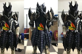 do wearable cosplay creation anime fantasy video game cosplay armor prop weapon