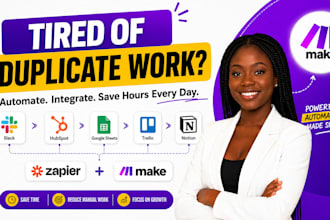integrate slack hubspot google sheet trello notion zapier integration automation
