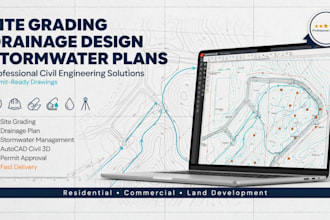 design site grading drainage and stormwater management plans for permit approval