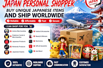 be your japan personal shopper, buying agent and ship japanese products