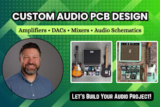 design customized audio pcb for amplifiers, dacs, mixers, audio schematic