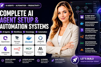 setup openclaw hermes agent docker jarvis ai obsidian grok bot claude code