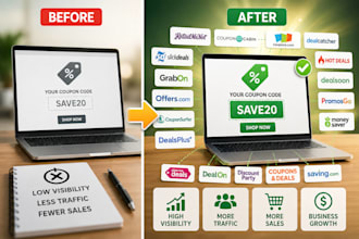 submit coupon code deals to the best coupon sites