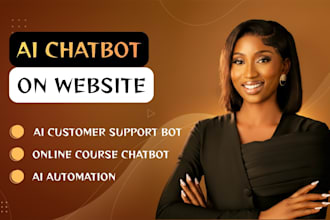 build ai chatbot for online course ai chatbot for website ai agent for business