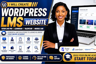 create course content on talentlms, moodle, graphy, learnworld and wordpress lms