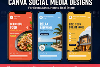 design canva social media posts for your business