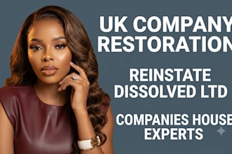 do UK company restoration and reinstate dissolved company via rt01 filing