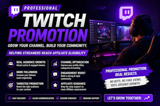promote your twitch channel