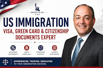 prepare accurate US immigration visa green card and citizenship documents