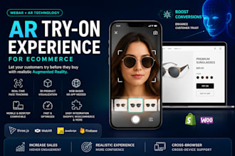 develop a webar virtual try on solution for ecommerce