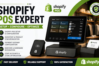 setup shopify pos, retail store and inventory