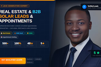 do real estate lead generation, b2b saas lead generation solar leads appointment