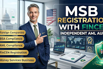 msb registration with fincen, msb independent aml audit for foreign company