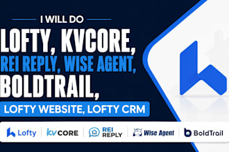 do lofty, kvcore, rei reply, wise agent, boldtrail, lofty website, lofty crm