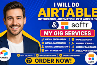 do airtable integration, airtable automation, airtable crm workflow, softr crm