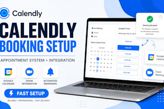 set up calendly appointment booking system and scheduling