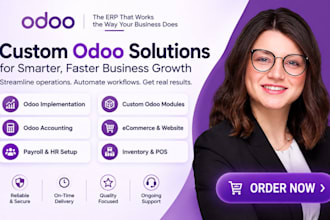 develop custom odoo modules odoo accounting odoo payroll setup odoo hr module