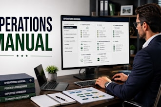 create a operations manual employee handbook and sop