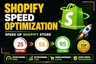do shopify speed optimization and increase the speed of your shopify store