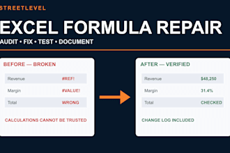 audit and repair your excel formulas and spreadsheet errors