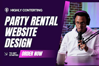 design party rental booking event planning  booqable bounce house website