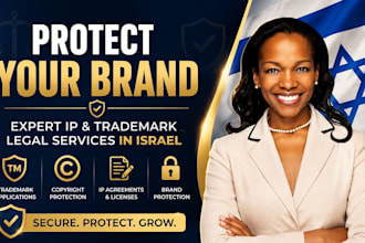 prepare israeli trademark applications, copyright and IP agreements