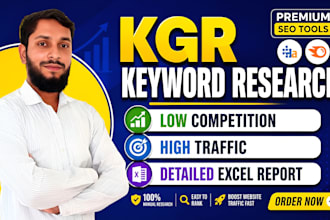 do kgr keyword research to rank your new blog fast on google