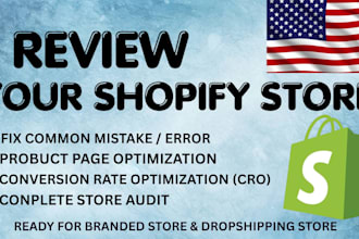professionally review and audit your shopify store