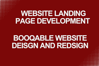 build website landing page design and redesign, squarespace, figma to framer