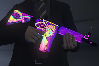 create custom fivem weapon models, skins, textures and meta files