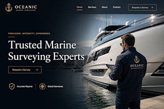 design wix marine surveyor website boat surveyor yacht maritime surveyor website