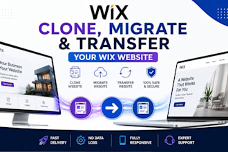 clone wix website migrate wix website transfer wix website