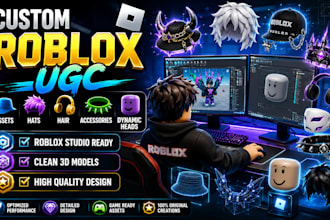 create roblox asset, roblox ugc wearables, accessories, hats, hair, dynamic head