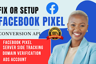 fix and setup facebook ads and management fix fb  meta ads pixel issues