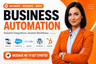 netsuite salesforce CRM bitrix24 wordpress hubspot API integration automation