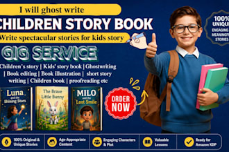 ghost write children story book write spectacular stories for kids story