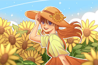 create a colorful illustration for you