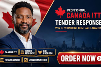 write canada itt procurement tender response for winning contract awards fast