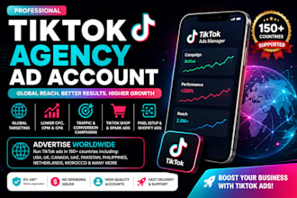 create tiktok agency ad account, tik tok ads manager