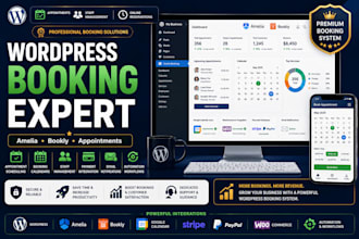 setup wordpress booking system amelia bookly appointment calendar website