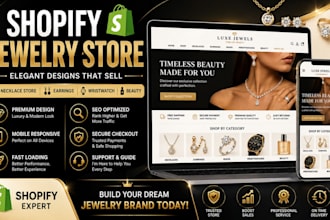 jewelry shopify store necklace store jewelry website earrings wristwatch beauty