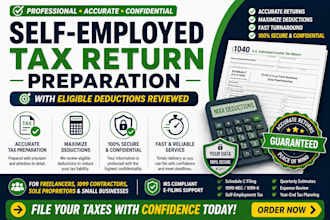prepare your self employed tax return with eligible deductions