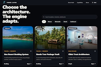 create the website as per your needs