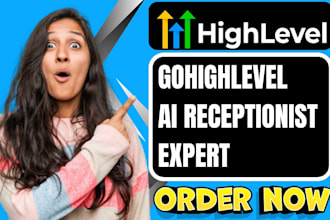 set up gohighlevel voice ai receptionists and conversational chat bot widgets